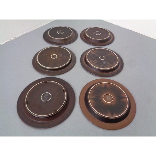 1960s Large Russian Plates by Ulla Procope for Arabia, Set of 6, Finland, 1960s , Set of 6 For Sale - Image 5 of 17