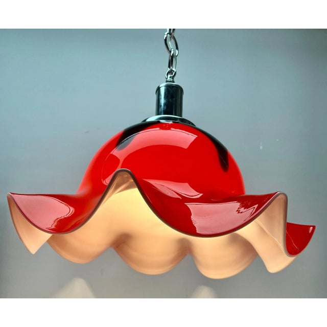 Vintage Pendant Light in Murano Glass, 1960s For Sale - Image 6 of 12