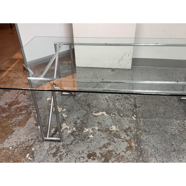 Eileen Gray Eileen Gray Double X Dining Table For Sale - Image 4 of 12