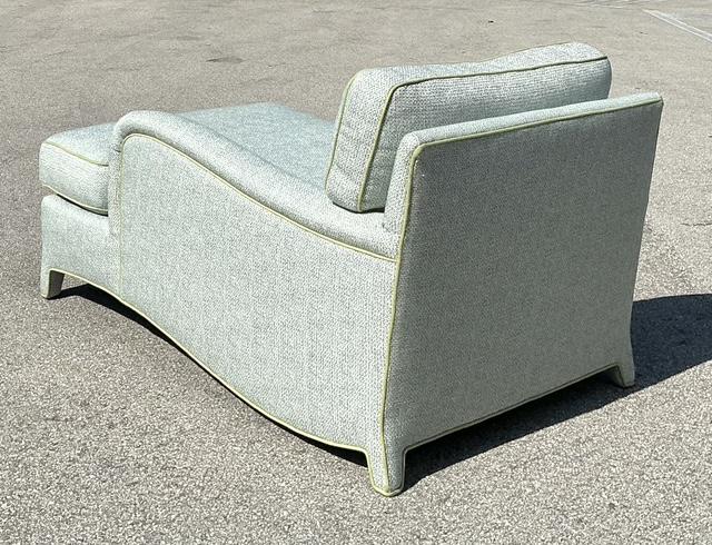 Vintage Contrast Welt Chaise Lounge - Back view