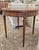 Vintage Round Side Table Tapered Legs For Sale - Image 9 of 11