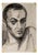 Unknown, Depicting a Mans Face, 20th Century, Paper For Sale