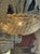 Murano Glass Gold Leaf Chandelier For Sale - Image 4 of 7
