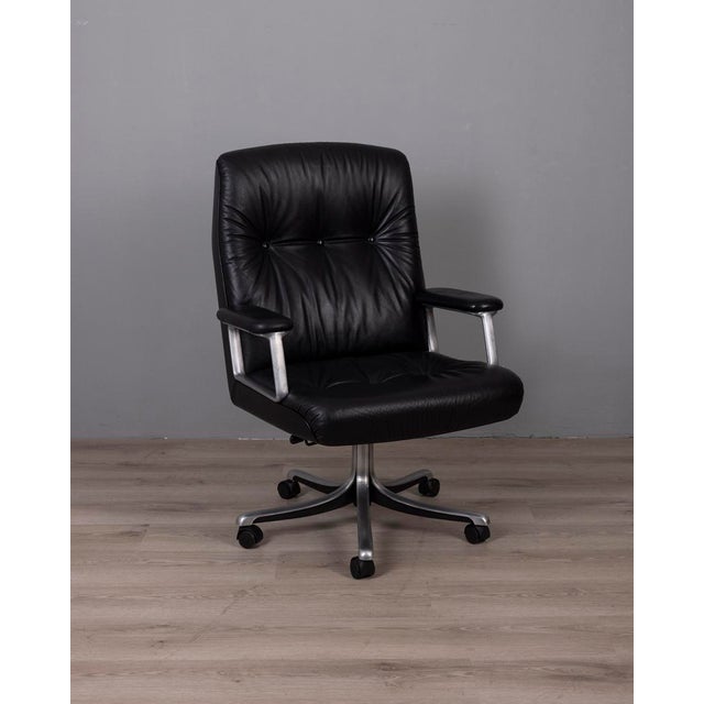 Vintage P128 Office Chair by Osvaldo Borsani for Tecno, 1970s For Sale - Image 12 of 12