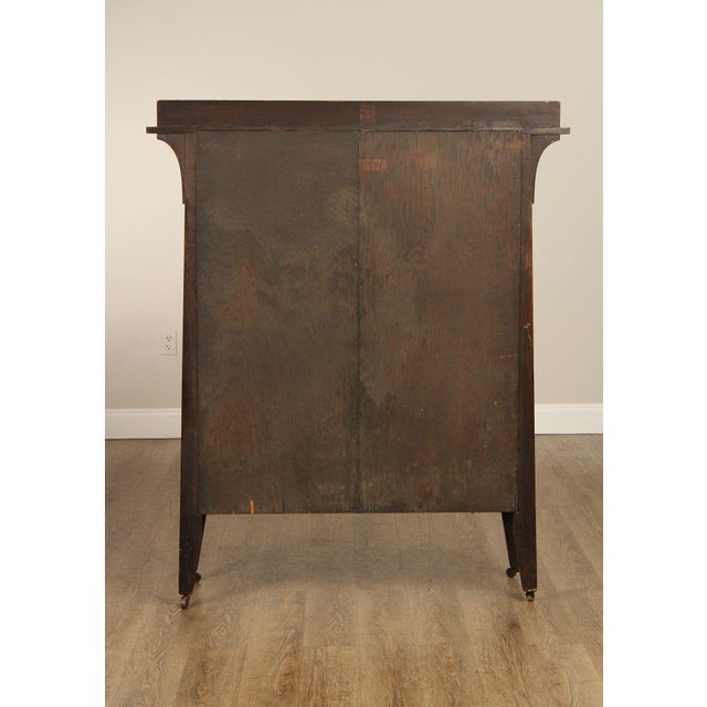 Limbert Antique Mission Oak Arts & Crafts Glass Door Bookcase For Sale - Image 17 of 18