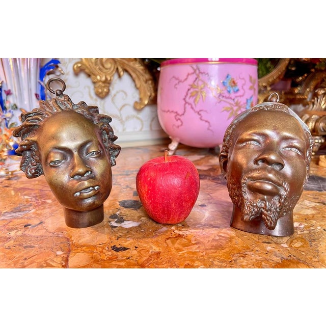 Bronzes Saïd Abdallah / African Venus by Charles Cordier, 19th Century, Set of 2 For Sale - Image 10 of 11