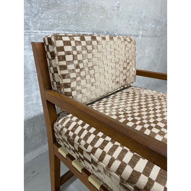 Newly Upholstered MCM Armchair Attributed to Jack Cartwright for Founders For Sale - Image 11 of 12