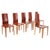 Vintage Dining Chairs in Leather and Wood by Afra and Tobia Scarpa, Italy, 1970, Set of 6 For Sale - Image 11 of 11