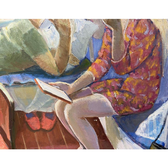 1970s Oil Painting Dormitory Khmelnitsky Alexander Anatolievich For Sale - Image 5 of 9