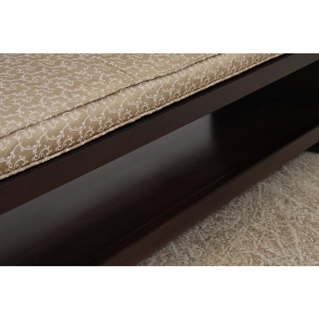 Brown Baker Milling Road Mahogany Window Bench For Sale - Image 8 of 12