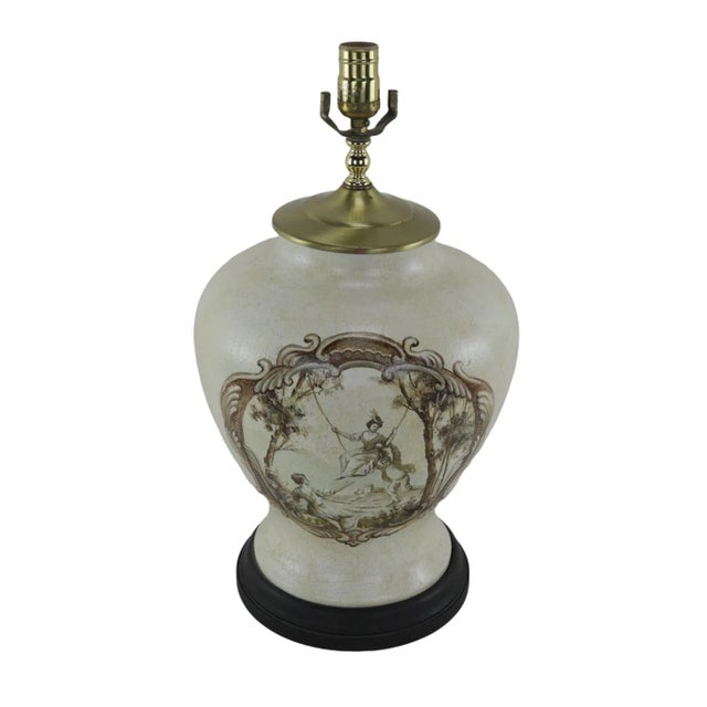 Inspired by the famous french painter Jean-Honore Fragonard, this lamp gives a classic french painting feeling.