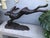 Large Cast Bronze Running Hare Garden Sculpture For Sale - Image 3 of 12