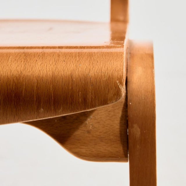 Wood Stackable Beech Chair, 1960s For Sale - Image 7 of 18