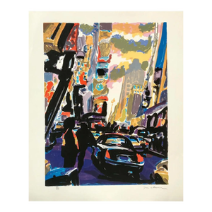 Original Serigraph “Time Square New York “ by Tom Christopher