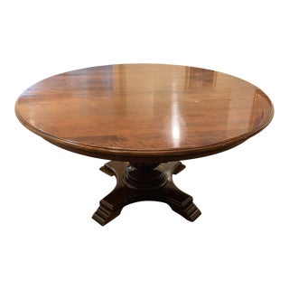 Nichols and Stone Traditional Wood Dining Table For Sale