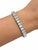 Early 21st Century Gia Certified 19.67 Carats Emerald Cut Diamond Tennis Bracelet For Sale - Image 5 of 8