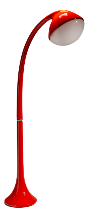 DL5 Lampione Floor Lamp in Red by Fabio Lenci for Guzzini, Italy, 1971