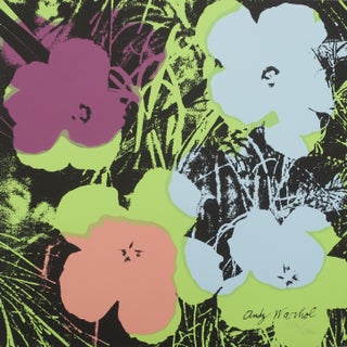 1986 Carnegie Museum of Art Andy Warhol Flowers Ii.64 Limited Edition Lithograph For Sale