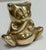 Charming and whimsical seated brass panda bear figure. This would make an adorable decorative accessory, bookend or paper...