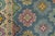 Kazak Rug 5’6” X 7’10” Blue Wool Tribal Hand-Knotted Oriental Carpet For Sale - Image 10 of 15