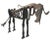 Vintage Mid Century Torch Cut Brutalist Picasso Insp Abstract Art Wall Street Steel Bull Sculpture For Sale - Image 9 of 9