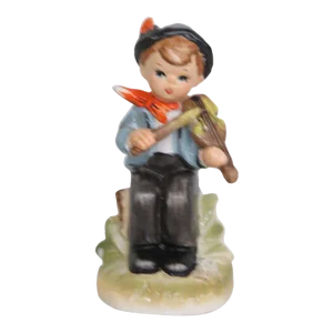 Boy With a Violin Arnart 5th Ave Porcelain Figurine
