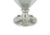 19th Century Italian sterling silver decorative vase with two side handles and exterior design details. The vase features...