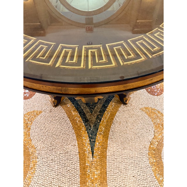 Niermann Weeks Neoclassical Center Table This grand table was sourced from a lobby designed by Thomas Pheasant. The table...
