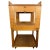 Mid-Century Modern Wooden Side Table with Casters For Sale - Image 6 of 6