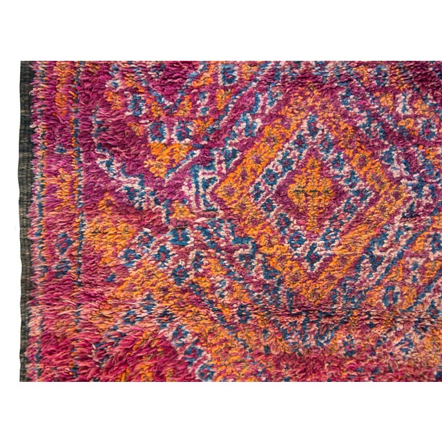 Vintage Moroccan Rug For Sale - Image 10 of 15