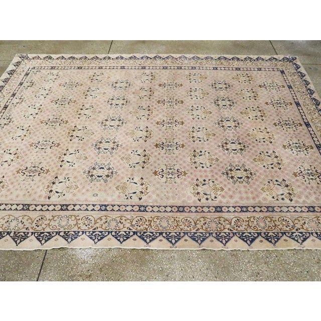 Textile Galerie Shabab Collection Mid-20th Century Handmade Turkish Sivas Accent Rug For Sale - Image 7 of 10