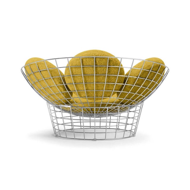 Verner Panton Peacock Chair in Metal by Verner Panton for Karakter X Cassina For Sale - Image 11 of 16