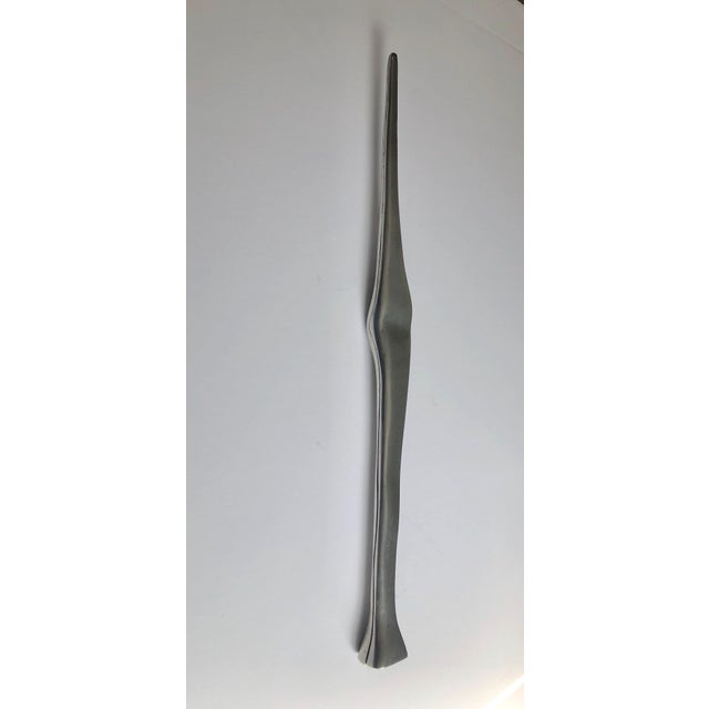 Aharon Bezalel, Aharon Bezalel Israeli Modernist Sculpture 2 Parts Minimalist Aluminum or Steel, 1979 For Sale - Image 10 of 14