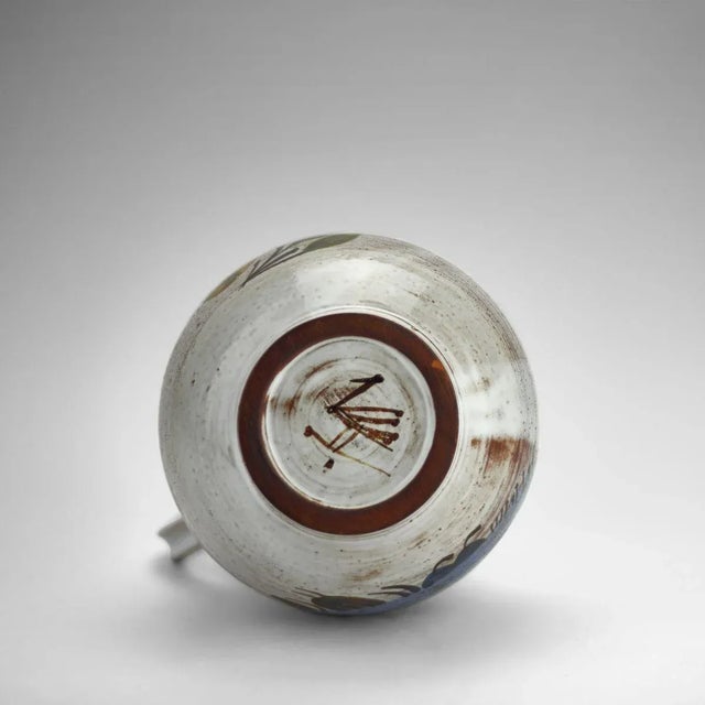 Mid-Century Modern Ceramic Pitcher by Michel Barbier, 1960s For Sale - Image 3 of 4