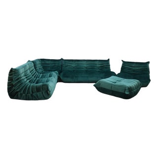 Togo Sofa Set by Michel Ducaroy for Ligne Roset, Set of 5 For Sale