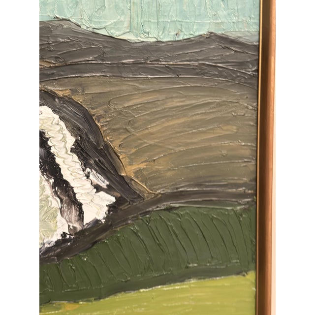 Thage Carlson, Abstract Landscape, 1950s, Oil on Panel, Framed For Sale - Image 4 of 18