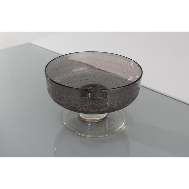 1970s Rovaniemi Series Centerpiece in Glass attributed to Tapio Wirkkala for Venini, Italy, 1972 For Sale - Image 5 of 15