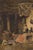William James Müller, Interior with Woman Seated by Fire, Early 19th Century, Watercolour For Sale - Image 4 of 4
