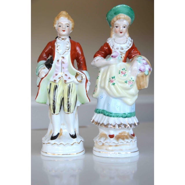 Vintage Hand Painted Made in Occupied Japan Colonial Porcelain