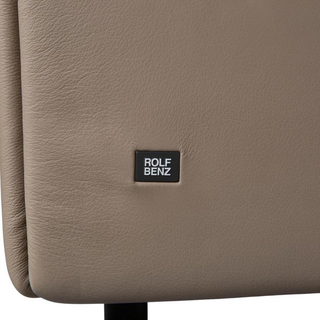 Sono Bed in Beige Leather from Rolf Benz For Sale - Image 10 of 15