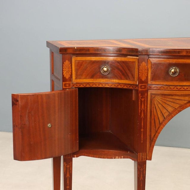 Victorian Style Mahogany Sideboard with Inlays For Sale - Image 5 of 12