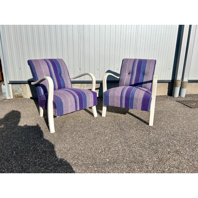 Art Deco Armchairs, 1930s, Set of 2 For Sale - Image 4 of 14