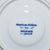 American Airlines White Ceramic Saucer in White With Blue Trim by Michaud for American Airlines For Sale - Image 4 of 6