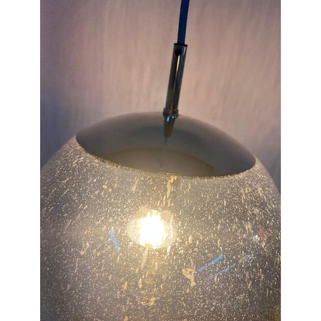 Glass and Chrome Globe Lamp from Hustadt Leuchten For Sale - Image 9 of 11
