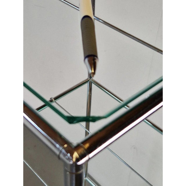 Vintage Abstracta Display Rack in Metal & Glass by Poul Cadovius, Denmark, 1960s For Sale - Image 10 of 11