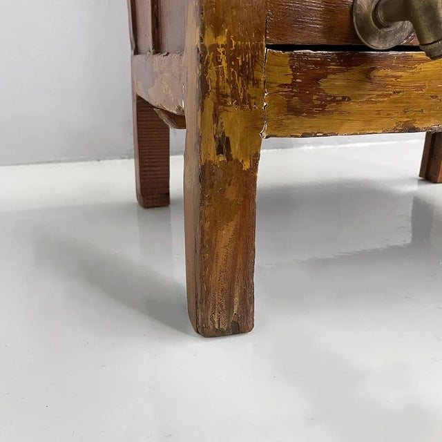 Italian Wood and Brass Ice Box, 1930s For Sale - Image 18 of 18