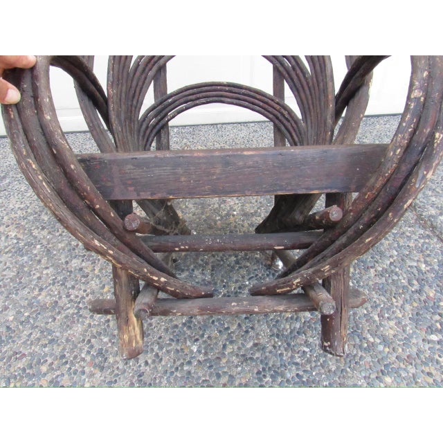 Antique Folk Art Bentwood Twig Chair For Sale - Image 15 of 18