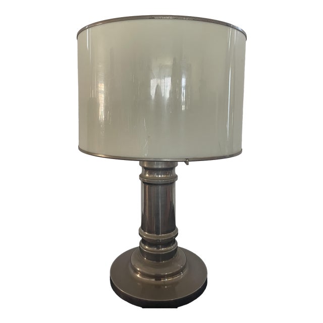 Metal and Acrylic Glass Lamp attributed to Vit Kellj, 1970s For Sale