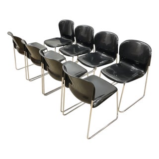 Drabert SM400K Chairs from Gerd Lange, West Germany, 1980s, Set of 8 For Sale