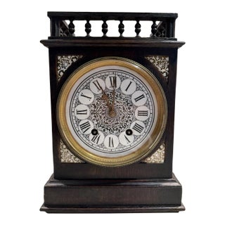 19th Century French Aesthetic Style Mantel Clock Attributed to Lewis Foreman Day For Sale